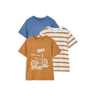 Lot 3 T-shirts manches courtes VERTBAUDET