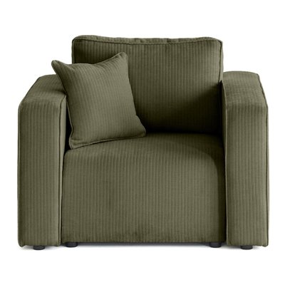 Fauteuil en Velours côtelé plat - TOPAZE LISA DESIGN