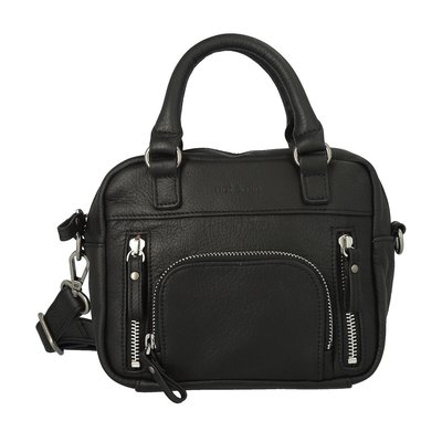 Macy Leather Bag with Multiple Pockets NAT & NIN