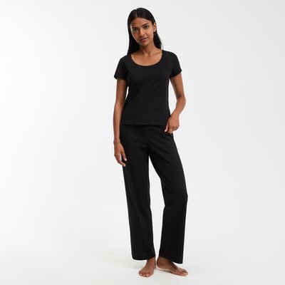 Pyjama manches courtes en jersey de coton LA REDOUTE COLLECTIONS