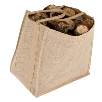 Sac à bûches en jute SOMAGIC