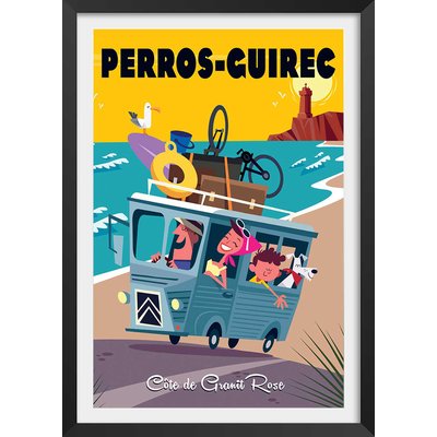 Affiche Perros Guirec HEXOA