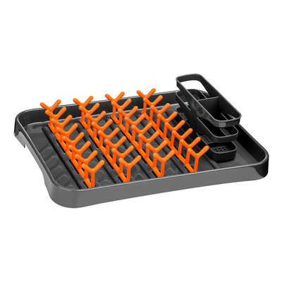 Dish Drainer in Grey/Orange SO'HOME