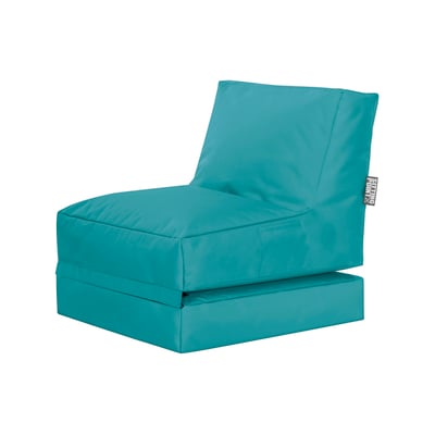 Pouf intérieur et extérieur uni avec dossier dépliable TWIST SCUBA MAGMA HEIMTEX