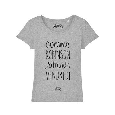 T-shirt Robinson Crusoe - Taille S - Rose chiné LE FABULEUX SHAMAN