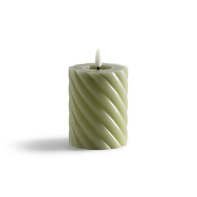 Caspar 12.3cm High Twisted Wax LED Candle LA REDOUTE INTERIEURS