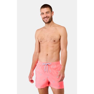 Short de bain en polyester brodé Bateau ARTHUR