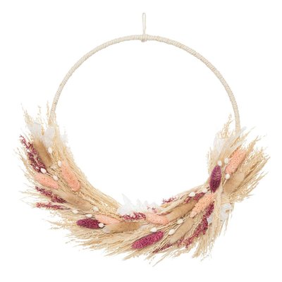 Couronne de fleurs séchées ATMOSPHERA