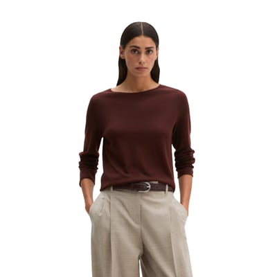 Pull en maille slim en laine mérinos douce MARC O'POLO