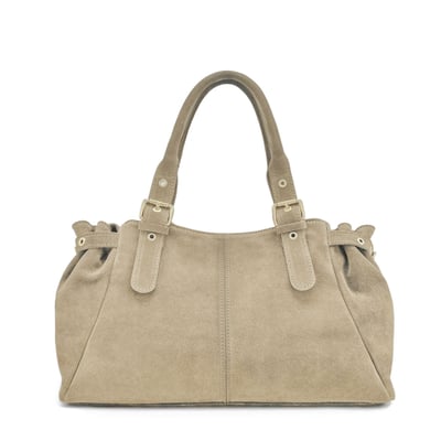 Sac bowling en croûte de cuir NEW PRINCESS SUEDE XL OH MY BAG