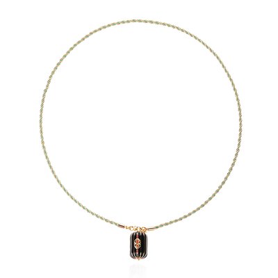 Collier sautoir en cordon avec charm central FELICE HIPANEMA
