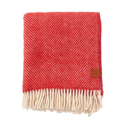 Plaid laine recyclée  Herringbone KLIPPAN