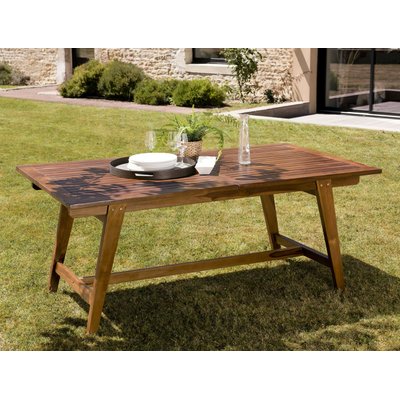 Table d'extérieur en teck plateau extensible 180/240 cm MACAO PIER IMPORT