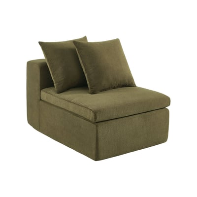Fauteuil pour canapé modulable tissu chenille 1 place MOVI SWEEEK