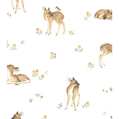 Papier peint intissé faon vintage FOREST LILIPINSO