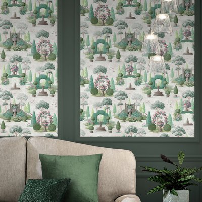 Papier peint jardins fleuris Naunton LAURA ASHLEY