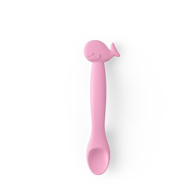 Cuillère enfant baleine rose SUAVINEX