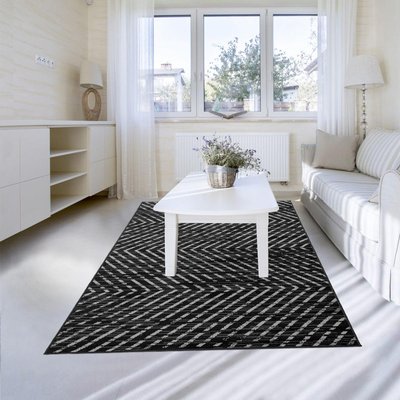Tapis salon et chambre tissé motif simple BOBOTA UN AMOUR DE TAPIS