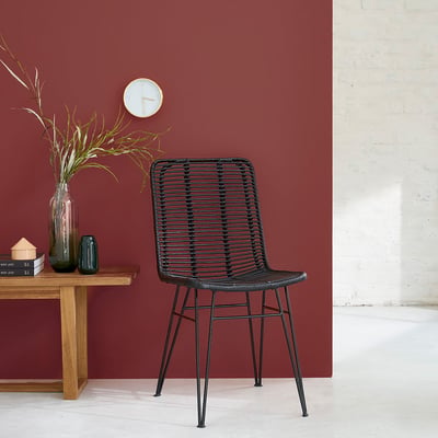 Chaise en rotin et métal  BOHEMA BERAH GETAH