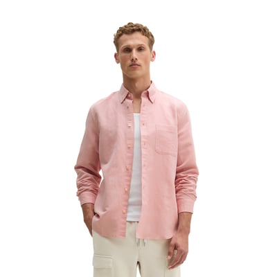 Chemise regular en lin et en coton bio MARC O'POLO
