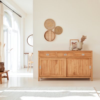 Buffet en teck massif 180 cm COFFEE TEK TIKAMOON
