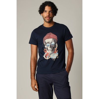 T-shirt coton à l'imprimé marin audacieux NAUTICA DEELUXE
