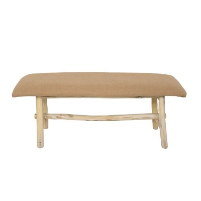 Banc bois et jute INDIES FACTORY