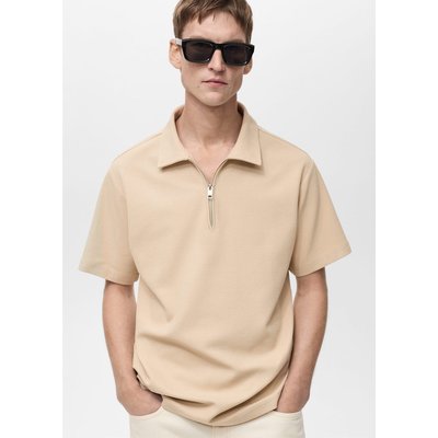 Polo structuré col zippé MANGO MAN