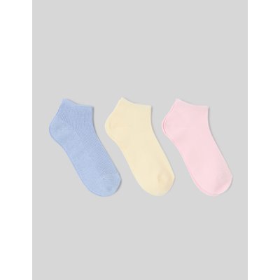 Lot de 3 paires de socquettes fil textile BZB