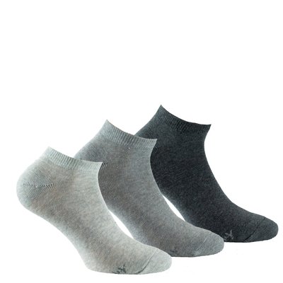 Pack de 3 paires d'invisibles femme en coton jersey KINDY