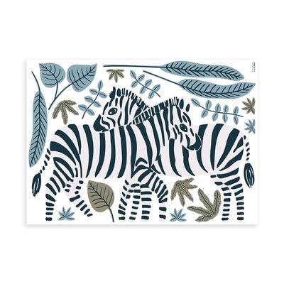Stickers muraux zèbres TANZANIA LILIPINSO