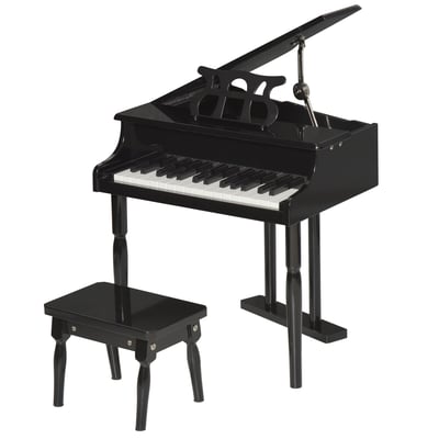 Ensemble de piano avec blocs MDF Noir HOMCOM