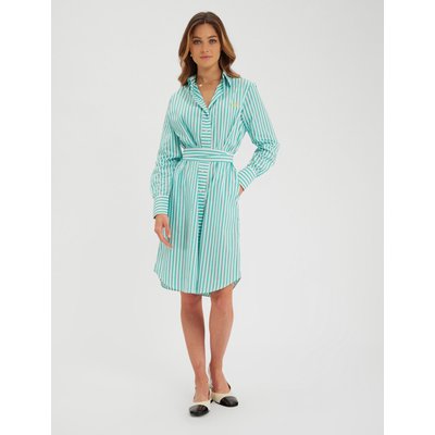Robe chemise Amour bleu velours INES DE LA FRESSANGE PARIS