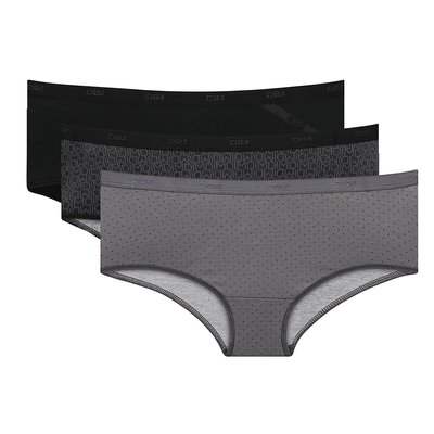 Lot de 3 Shorties les pockets coton stretch DIM