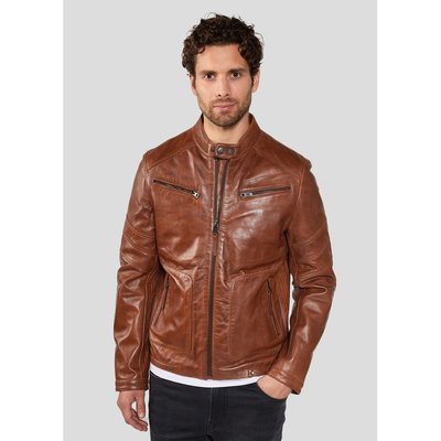 Blouson cuir homme la redoute hot sale