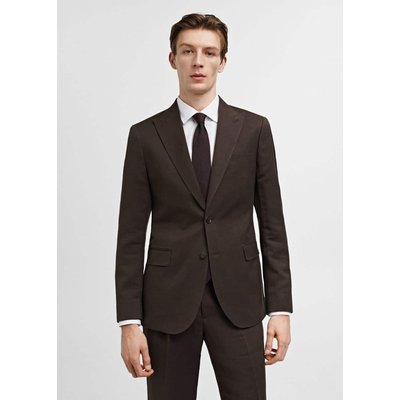 Veste costume slim-fit coton lin MANGO MAN