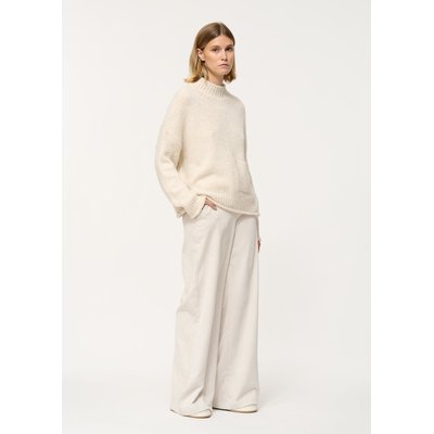 Pull oversize en maille mousseuse col montant HUMILITY
