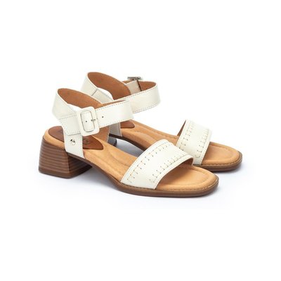 Sandales à talon cuir Oliva, fabriquées en Europe PIKOLINOS