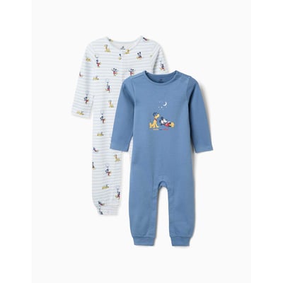 Lot de 2 dors-bien en coton avec Mickey ZIPPY