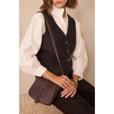 Gilet sans manches ABEL BIS en laine à chevrons Maison 123