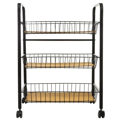 Resserre rectangle métal bois Nera ATMOSPHERA