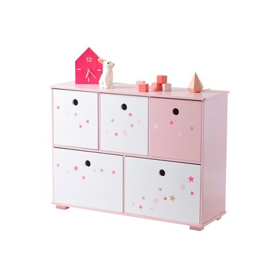 Meuble de rangement 5 bacs LIGNE FEERIE VERTBAUDET