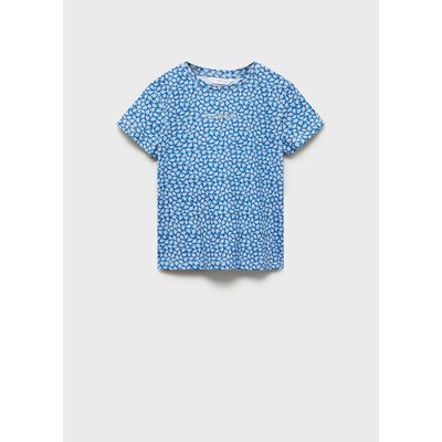 T-shirt imprimé avec logo MANGO KIDS