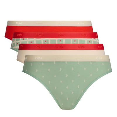 Pack of 4 Pockets Cotton Briefs DIM