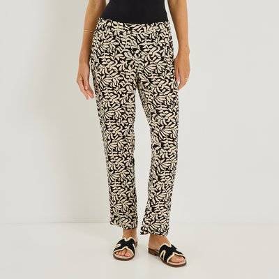 Pantalon fluide imprimé végétal GRAIN DE MALICE