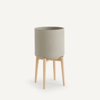 Cache-pot sur pied en hévéa H58,5cm, Florian AM.PM