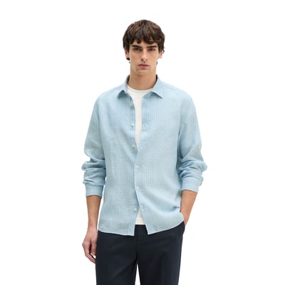 Chemise en lin regular avec imprimé allover MARC O'POLO