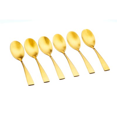 Lot de 6 petites cuillères en inox, NUDE BJORN