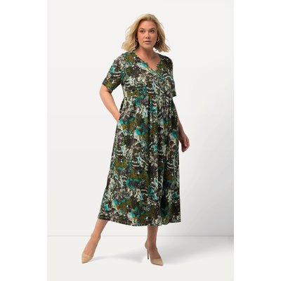 Robe en jersey, fleurs, silhouette en A ULLA POPKEN