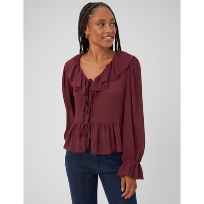 Blouse à volants BZB
